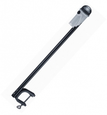 LED-Navigationslicht mit Stange + Klammer, schwarz, zertifiziert