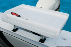 Angelrutenhalter mit Kdertablett zum Stecken in eingebauten Angelruterhalter