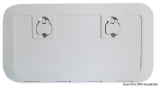 Inspektionsluke, 600x250 mm, FLUSH Ausfhrung Farbe grau