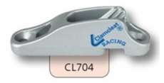 Clamcleat Baumklemme silber- für 3 - 6mm Tauwerk - mit Leitöse CL704 Clamcleat Baumklemme silber- für 3 - 6mm Tauwerk - mit Leitöse CL704