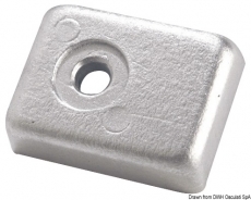 Pinnen-Plattenanode fr 40/50 PS Viertakter. Aluminium
