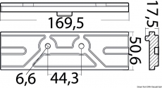 Anoden Platte fr Auenborder 150 PS Viertakter Zink