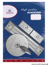 Anoden-Set fr Honda Auenborder 75/225 PS Aluminium