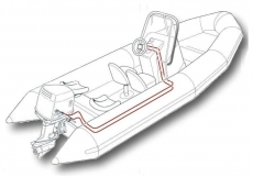 Hydraulische Teleflex Lenkung 150 PS Bay Star mit Zylinder HC 4645 LUXE