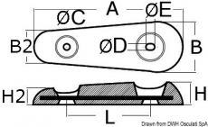 Anode zum Anschrauben Ausf�hrung Typ Vetus Gewicht 1,00kg Zink