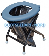 Praktische Klapp Toilette Klapp WC fr unterwegs in der Farbe wei