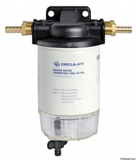 Benzin Treibstofffilter mit Wasserabscheider Leistung 192 l/h mit Druck - 0,49 PSI