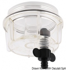 Benzin Treibstofffilter mit Wasserabscheider Leistung 192 l/h mit Druck - 0,49 PSI