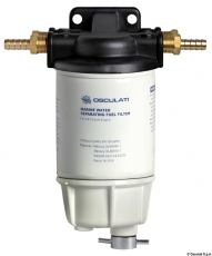 Diesel Treibstofffilter mit Wasserabscheider Leistung 192 l/h mit Druck - 0,49 PSI