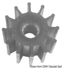 Impeller Innenborder für Volvo Penta Original-Artikelnummer 3842786, 21213664, 21951352, 3593660, 21212794, 3584350, 3588914 Impeller Innenborder für Volvo Penta Original-Artikelnummer 3842786, 21213664, 21951352, 3593660, 21212794, 3584350, 3588914