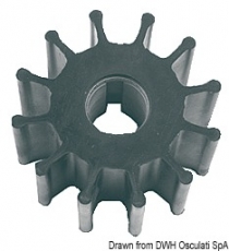 Impeller Innenborder für Volvo Penta Original-Artikelnummer 875575-3, 831182 Impeller Innenborder für Volvo Penta Original-Artikelnummer 875575-3, 831182