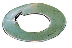 Hutmutter mit Zinkanode komplett mit NIRO-Sicherungblech.  Welle 20mm Gewinde M12 x 1 1/2