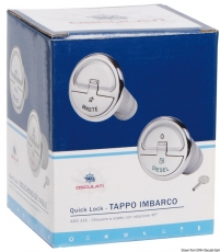 Einfllstutzen Quick Lock Waste gerade 38mm gem ISO 8099, langer Anschluss