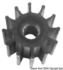 YANMAR Flügelrad Impeller Original-Art. Nr. 119773-42600-1 YANMAR Flügelrad Impeller Original-Art. Nr. 119773-42600-1