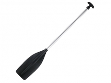 Stechpaddel aus Aluminium und Kunststoff schwarz, 152cm