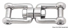 Kettenwirbelschäkel Typ Schäkel + Schäkel Bolzen passgenau 10mm Kettenwirbelschäkel Typ Schäkel + Schäkel Bolzen passgenau 10mm