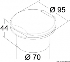 Classic Evo Duschbox, rostfr. Edelstahl -Schlauch 4 m Ausfhrung Deckel Edelstahl