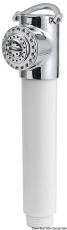 Classic Evo Duschbox fr Wandmontage, Nylon, wei -Schlauch 2,5 m Ausfhrung Deckel Edelstahl