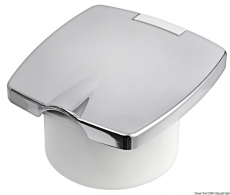 New Edge Duschbox, rostfr. Edelstahl -Schlauch 2,5 m Ausfhrung Deckel verchromt