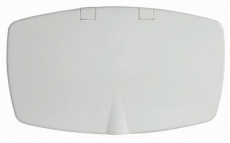 Duschkabine NEW EDGE aus UV-bestndigem LURAN Schlauch 2,5m Dusche Typ BORIS wei
