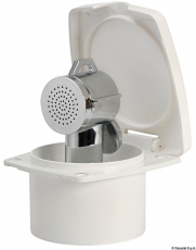 Duschbox New Edge mit Dusche Modell Niagara Schlauchsmaterial rostfr. Edelstahl 4m