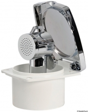Duschbox New Edge mit Dusche Modell Niagara Schlauchsmaterial rostfr. Edelstahl 4m