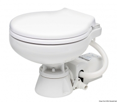 Elektrische Bordtoilette Modell raumsparend Toilettenbrille weißer Kunststoff Elektrische Bordtoilette Modell raumsparend Toilettenbrille weißer Kunststoff