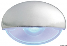 BATSYSTEM LED-Einbau-Orientierungsleuchte Steeplight Farbe Gehuse wei Farbe Licht blau