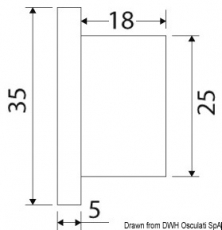 LED-Deckenleuchten, Unterputz Farbe LED blau rund 3W