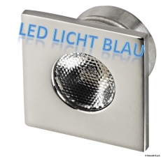 LED-Deckenleuchten, Einbau Farbe LED blau viereckig 0,5W LED-Deckenleuchten, Einbau Farbe LED blau viereckig 0,5W