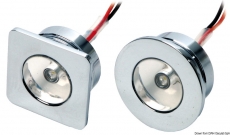 LED-Deckenleuchten, Einbau Farbe LED blau quadratisch