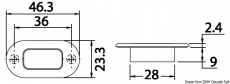 LED-Einbau-Orientierungsleuchte gelb