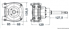 Rotationssteueranlage T 72 Ultraflex funktioniert mit 2 Steuerkabel.. M66-Kabeln.