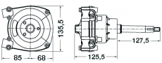 Nicht-Umkehrbare Rotationssteueranlage T 73 Ultraflex