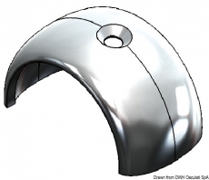 RADIAL Stoßkanten Profil Anschlussmuffe aus rostfreien Edelstahl für 40mm Profil RADIAL Stoßkanten Profil Anschlussmuffe aus rostfreien Edelstahl für 40mm Profil