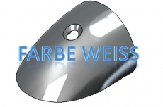 RADIAL Stoßkanten Profil Endstück in der Farbe weiss für 65mm Profil RADIAL Stoßkanten Profil Endstück in der Farbe weiss für 65mm Profil