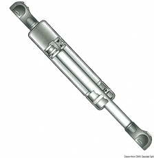 Gasdruckfeder mit Augterminal, 380 mm, bis 38 Kg