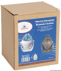 Finder Aufbaukompass wei Version mit Bgel Kompassrose 67mm