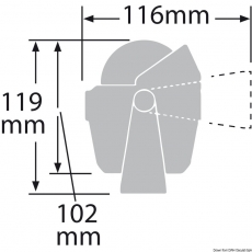 RITCHIE Kompass Explorer 2 3/4 70 mm Version m. B�gel wei� wei�
