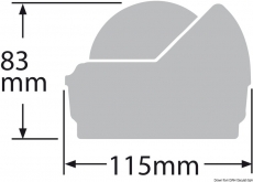 RITCHIE Kompass´Voyager 3 76 mm Version auen schwarz schwarz