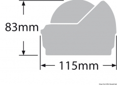 RITCHIE Kompass Wheelmark 3 76 mm schwarz schwarz