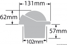RITCHIE Kompasse Helmsman 3 3/4 94 mm m. Kompensiereinrichtung u. Beleuchtung schwarz