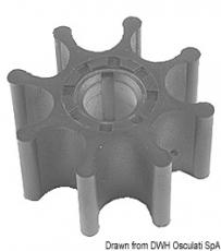 RENAULT Heckmotoren Flügelrad Impeller Original-Art. Nr. 4830006/07 RENAULT Heckmotoren Flügelrad Impeller Original-Art. Nr. 4830006/07