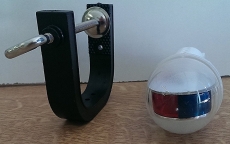Zweifarben Navigationslicht fr Schlauchboote wei mit Clambshell batteriebetrieben 3x AAA