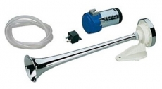 Signalhörner elektrisch mit Kompressor 12V 390mm Länge 326 Hz 114dB Signalhörner elektrisch mit Kompressor 12V 390mm Länge 326 Hz 114dB