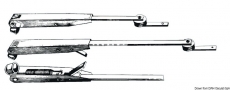 VA-Stahl Teleskop-Wischarm, verstellbar von 457 bis 610mm VA-Stahl Teleskop-Wischarm, verstellbar von 457 bis 610mm