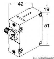 Schalttafel mit Sicherung f�r Motorboot