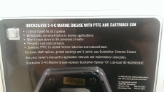 Quicksilver Marine Grease 2-4-C Fett mit Auspresskartusche im Set