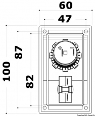 Zusatzmodul fr Digitaler Spannungsmesser 12/24 V