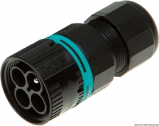 Steckverbindung für Armaturenbrett oder Wand 4-polig 17,5A Max Steckverbindung für Armaturenbrett oder Wand 4-polig 17,5A Max